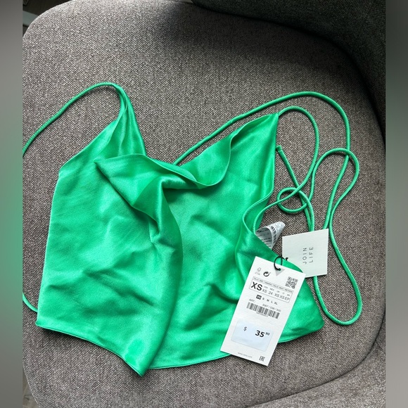 Zara satin top - Picture 1 of 1